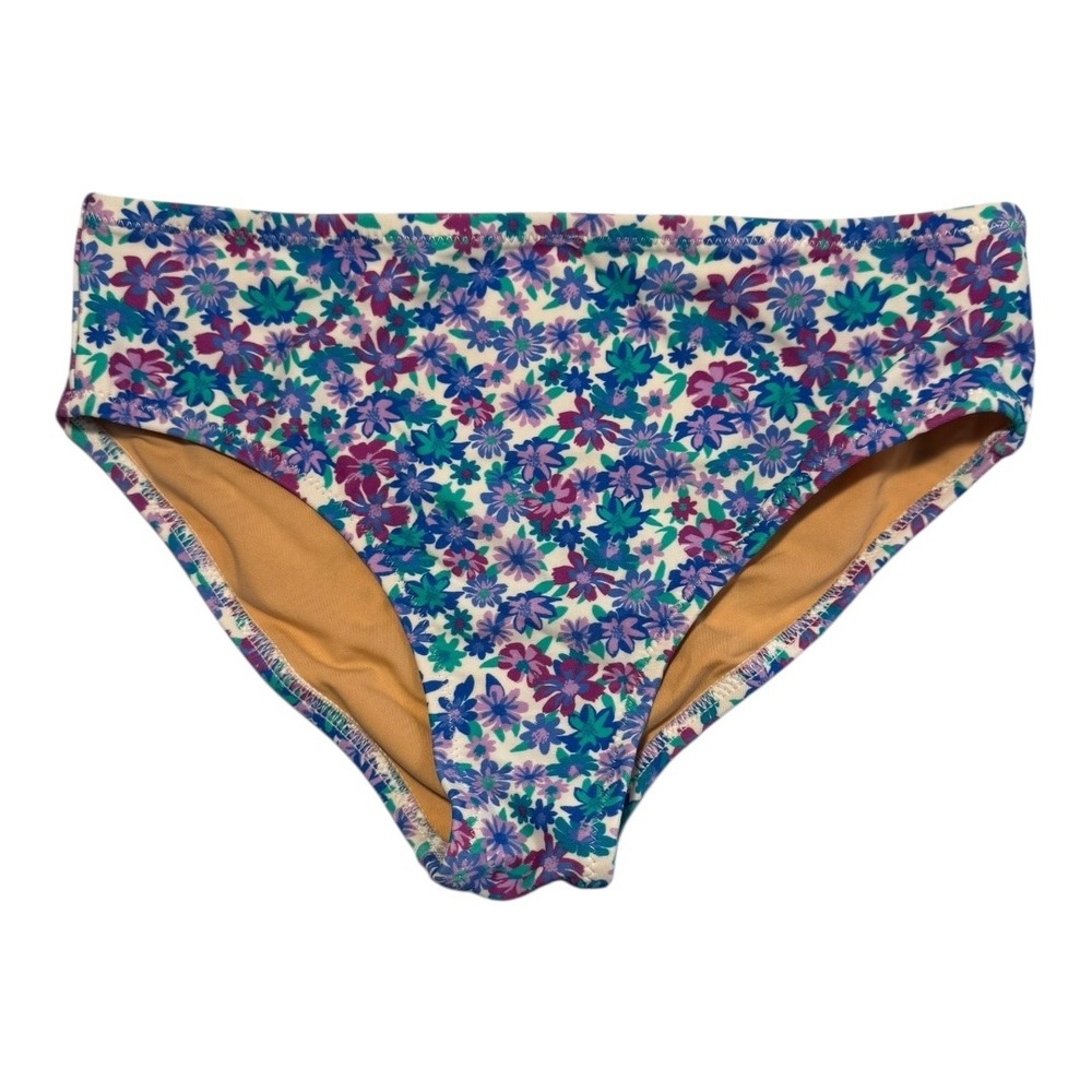 Crewcuts Kids Girls Floral Swim Bottoms Bikini Pants Size‎ 8 NWOT